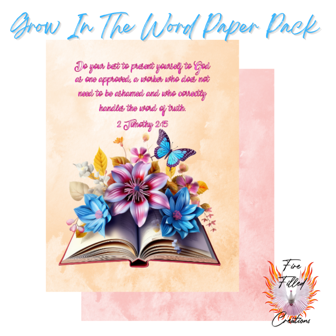 Grow In The Word - Paper Pack