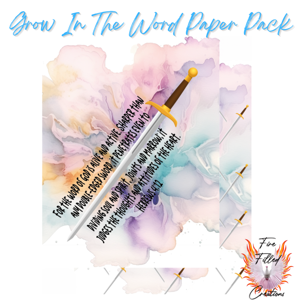 Grow In The Word - Paper Pack