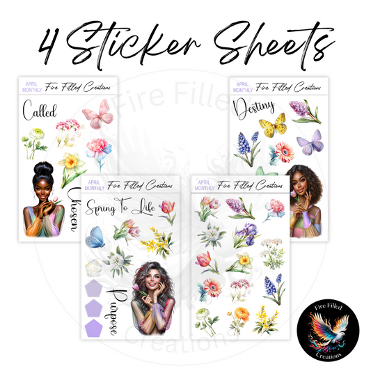 Spring To Life - Sticker Sheet & Die Cut Set