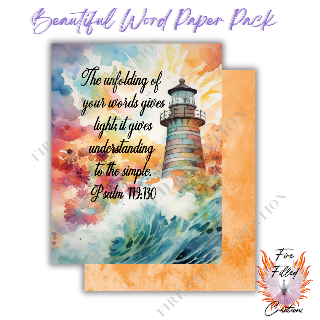 Beautiful Word - Paper Pack