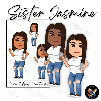 Sister Jasmine Mini Faithful - Sticker Sheets and Die Cuts
