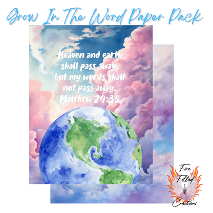 Grow In The Word - Paper Pack