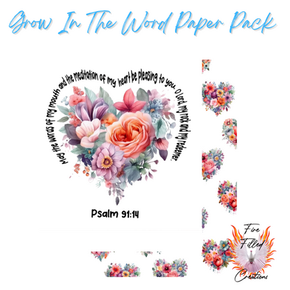 Grow In The Word - Paper Pack