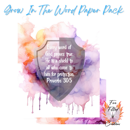 Grow In The Word - Paper Pack