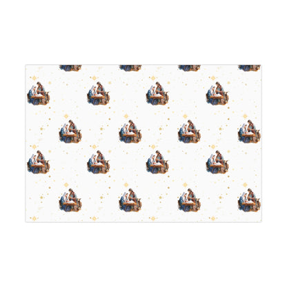 Nativity Gift Wrapping Paper - Fair Skin