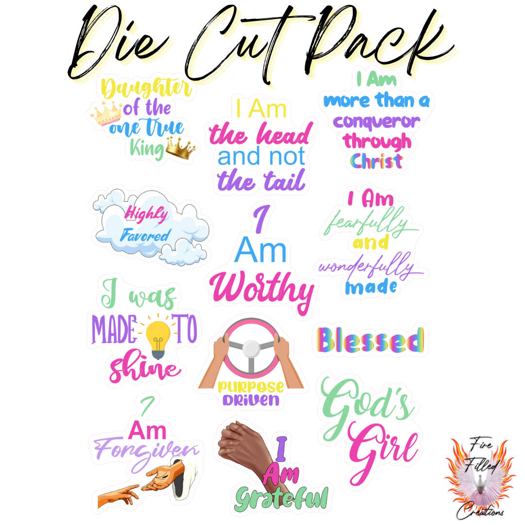 Affirmations - Sticker Sheets and Die Cuts