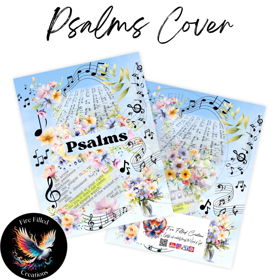Psalms-  Faith Journal / Planner Cover