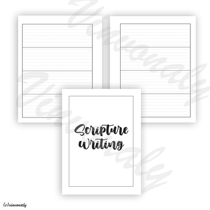 Faith Journaling Inserts - **Digital**