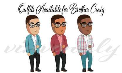 Brother Craig Mini Faithful - Sticker Sheets and Die Cuts