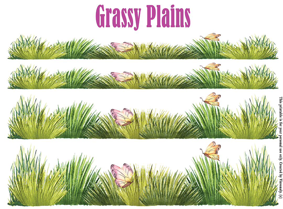 Grassy Plains - Free Printable