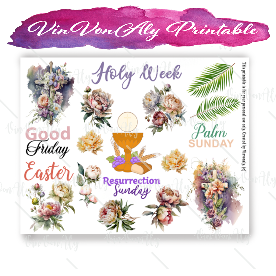 Holy Week - Printable