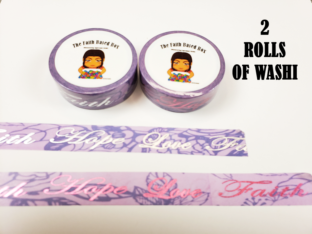 Faith, Hope & Love Washi Set