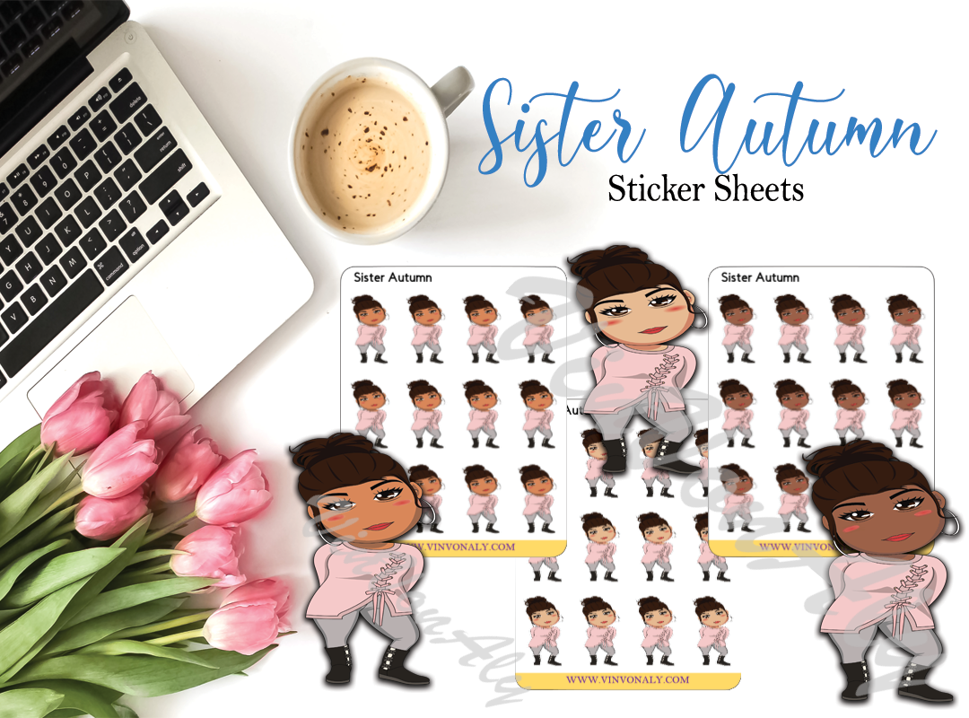 Sister Autumn Mini Faithful - Sticker Sheets and Die Cuts